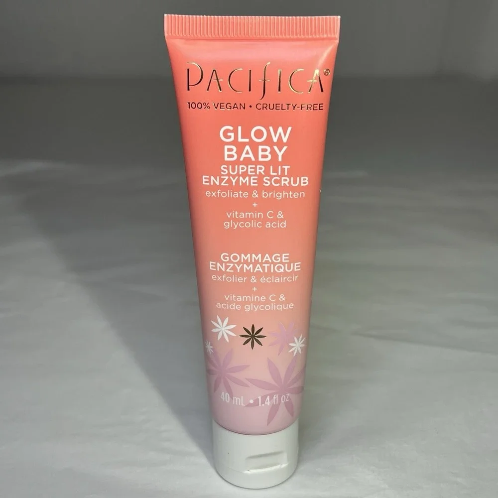 Pacifica Glow Baby Super‎ Lit Enzyme Scrub - 4oz - Exfoliate & Brighten